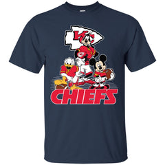 Mickey Mouse Kansas City Chiefs American Football Nfl Sports Shirt Men Cotton T-Shirt Men Cotton T-Shirt - amzapparel