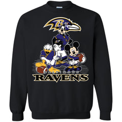 Mickey Mouse Baltimore Ravens American Football Nfl Sports Shirt Crewneck Pullover Sweatshirt Crewneck Pullover Sweatshirt - amzapparel