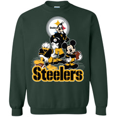 Mickey Mouse Pittsburgh Steelers American Football Nfl Sports Shirt Crewneck Pullover Sweatshirt Crewneck Pullover Sweatshirt - amzapparel