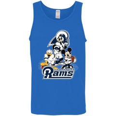 Mickey Mouse Los Angeles Rams American Football Nfl Sports Shirt Men Cotton Tank Men Cotton Tank - amzapparel