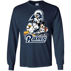 Mickey Mouse Los Angeles Rams American Football Nfl Sports Shirt Men Long Sleeve Shirt Men Long Sleeve Shirt - amzapparel