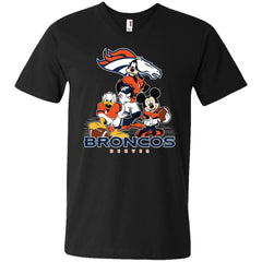 Mickey Mouse Denver Broncos American Football Nfl Sports Shirt Men V-Neck T-Shirt Men V-Neck T-Shirt - amzapparel