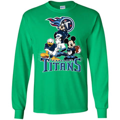 Mickey Mouse Tennessee Titans American Football Nfl Sports Shirt Men Long Sleeve Shirt Men Long Sleeve Shirt - amzapparel