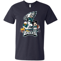 Mickey Mouse Philadelphia Eagle American Football Nfl Sports Shirt Men V-Neck T-Shirt Men V-Neck T-Shirt - amzapparel