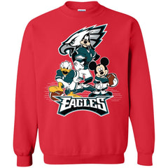 Mickey Mouse Philadelphia Eagle American Football Nfl Sports Shirt Crewneck Pullover Sweatshirt Crewneck Pullover Sweatshirt - amzapparel