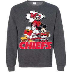 Mickey Mouse Kansas City Chiefs American Football Nfl Sports Shirt Crewneck Pullover Sweatshirt Crewneck Pullover Sweatshirt - amzapparel
