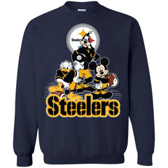 Mickey Mouse Pittsburgh Steelers American Football Nfl Sports Shirt Crewneck Pullover Sweatshirt Crewneck Pullover Sweatshirt - amzapparel