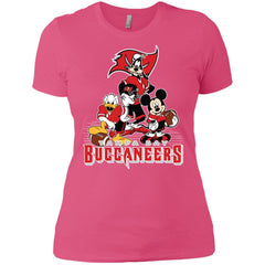 Mickey Mouse Tampa Bay Buccaneers American Football Nfl Sports Shirt Women Cotton T-Shirt Women Cotton T-Shirt - amzapparel