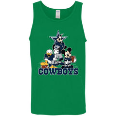 Mickey Mouse Dallas Cowboys American Football Nfl Sports Shirt Men Cotton Tank Men Cotton Tank - amzapparel