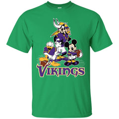 Mickey Mouse Minnesota Vikings American Football Nfl Sports Shirt Men Cotton T-Shirt Men Cotton T-Shirt - amzapparel