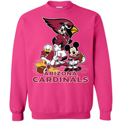 Mickey Mouse Arizona Cardinals American Football Nfl Sports Shirt Crewneck Pullover Sweatshirt Crewneck Pullover Sweatshirt - amzapparel