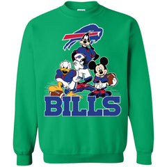 Mickey Mouse Buffalo Bills American Football Nfl Sports Shirt Crewneck Pullover Sweatshirt Crewneck Pullover Sweatshirt - amzapparel