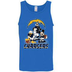 Mickey Mouse Los Angeles Chargers American Football Nfl Sports Shirt Men Cotton Tank Men Cotton Tank - amzapparel