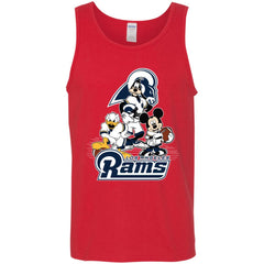 Mickey Mouse Los Angeles Rams American Football Nfl Sports Shirt Men Cotton Tank Men Cotton Tank - amzapparel