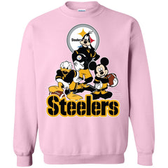 Mickey Mouse Pittsburgh Steelers American Football Nfl Sports Shirt Crewneck Pullover Sweatshirt Crewneck Pullover Sweatshirt - amzapparel