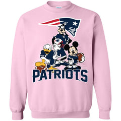 Mickey Mouse New England Patriots American Football Nfl Sports Shirt Crewneck Pullover Sweatshirt Crewneck Pullover Sweatshirt - amzapparel