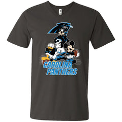 Mickey Mouse Carolina Panthers American Football Nfl Sports Shirt Men V-Neck T-Shirt Men V-Neck T-Shirt - amzapparel