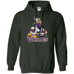 Mickey Mouse Minnesota Vikings American Football Nfl Sports Shirt Pullover Hoodie Sweatshirt Pullover Hoodie Sweatshirt - amzapparel