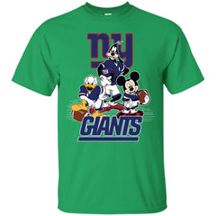 Mickey Mouse New York Giants American Football Nfl Sports Shirt Men Cotton T-Shirt Men Cotton T-Shirt - amzapparel