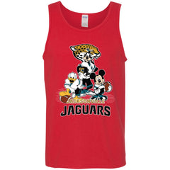 Mickey Mouse Jacksonville Jaguar American Football Nfl Sports Shirt Men Cotton Tank Men Cotton Tank - amzapparel