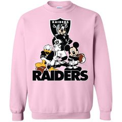 Mickey Mouse Oakland Raiders American Football Nfl Sports Shirt Crewneck Pullover Sweatshirt Crewneck Pullover Sweatshirt - amzapparel