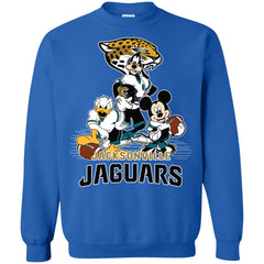 Mickey Mouse Jacksonville Jaguar American Football Nfl Sports Shirt Crewneck Pullover Sweatshirt Crewneck Pullover Sweatshirt - amzapparel