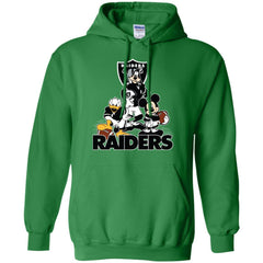 Mickey Mouse Oakland Raiders American Football Nfl Sports Shirt Pullover Hoodie Sweatshirt Pullover Hoodie Sweatshirt - amzapparel