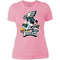 Mickey Mouse Philadelphia Eagle American Football Nfl Sports Shirt Women Cotton T-Shirt Women Cotton T-Shirt - amzapparel