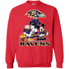 Mickey Mouse Baltimore Ravens American Football Nfl Sports Shirt Crewneck Pullover Sweatshirt Crewneck Pullover Sweatshirt - amzapparel