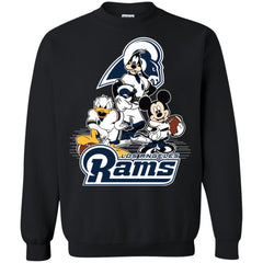 Mickey Mouse Los Angeles Rams American Football Nfl Sports Shirt Crewneck Pullover Sweatshirt Crewneck Pullover Sweatshirt - amzapparel