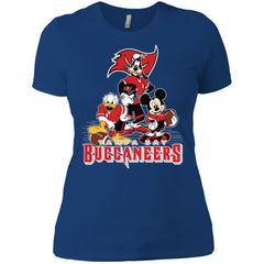 Mickey Mouse Tampa Bay Buccaneers American Football Nfl Sports Shirt Women Cotton T-Shirt Women Cotton T-Shirt - amzapparel
