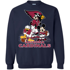 Mickey Mouse Arizona Cardinals American Football Nfl Sports Shirt Crewneck Pullover Sweatshirt Crewneck Pullover Sweatshirt - amzapparel
