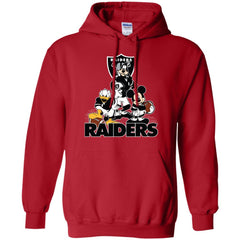 Mickey Mouse Oakland Raiders American Football Nfl Sports Shirt Pullover Hoodie Sweatshirt Pullover Hoodie Sweatshirt - amzapparel