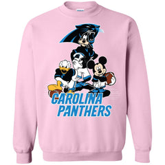 Mickey Mouse Carolina Panthers American Football Nfl Sports Shirt Crewneck Pullover Sweatshirt Crewneck Pullover Sweatshirt - amzapparel