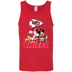 Mickey Mouse Kansas City Chiefs American Football Nfl Sports Shirt Men Cotton Tank Men Cotton Tank - amzapparel