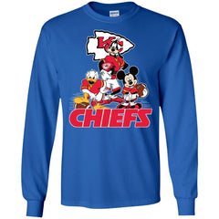 Mickey Mouse Kansas City Chiefs American Football Nfl Sports Shirt Men Long Sleeve Shirt Men Long Sleeve Shirt - amzapparel