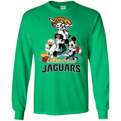 Mickey Mouse Jacksonville Jaguar American Football Nfl Sports Shirt Men Long Sleeve Shirt Men Long Sleeve Shirt - amzapparel