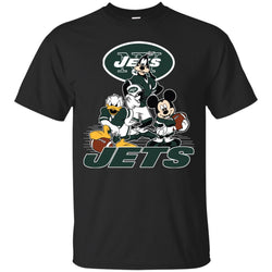 Mickey Mouse New York Jets American Football Nfl Sports Shirt Men Cotton T-Shirt