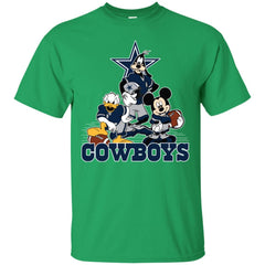 Mickey Mouse Dallas Cowboys American Football Nfl Sports Shirt Men Cotton T-Shirt Men Cotton T-Shirt - amzapparel