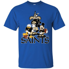Mickey Mouse New Orleans Saints American Football Nfl Sports Shirt Men Cotton T-Shirt Men Cotton T-Shirt - amzapparel