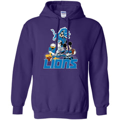 Mickey Mouse Detroit Lions American Football Nfl Sports Shirt Pullover Hoodie Sweatshirt Pullover Hoodie Sweatshirt - amzapparel