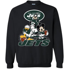 Mickey Mouse New York Jets American Football Nfl Sports Shirt Crewneck Pullover Sweatshirt Crewneck Pullover Sweatshirt - amzapparel