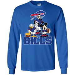 Mickey Mouse Buffalo Bills American Football Nfl Sports Shirt Men Long Sleeve Shirt Men Long Sleeve Shirt - amzapparel