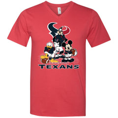 Mickey Mouse Houston Texans American Football Nfl Sports Shirt Men V-Neck T-Shirt Men V-Neck T-Shirt - amzapparel