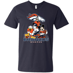 Mickey Mouse Denver Broncos American Football Nfl Sports Shirt Men V-Neck T-Shirt Men V-Neck T-Shirt - amzapparel
