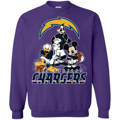 Mickey Mouse Los Angeles Chargers American Football Nfl Sports Shirt Crewneck Pullover Sweatshirt Crewneck Pullover Sweatshirt - amzapparel