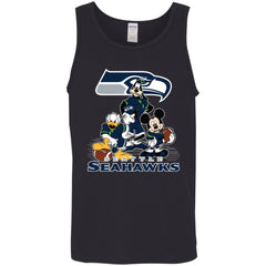 Mickey Mouse Seattle Seahawks American Football Nfl Sports Shirt Men Cotton Tank Men Cotton Tank - amzapparel