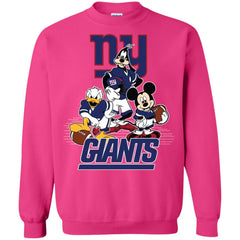 Mickey Mouse New York Giants American Football Nfl Sports Shirt Crewneck Pullover Sweatshirt Crewneck Pullover Sweatshirt - amzapparel