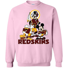 Mickey Mouse Washington Redskins American Football Nfl Sports Shirt Crewneck Pullover Sweatshirt Crewneck Pullover Sweatshirt - amzapparel