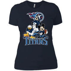 Mickey Mouse Tennessee Titans American Football Nfl Sports Shirt Women Cotton T-Shirt Women Cotton T-Shirt - amzapparel